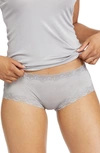 UWILA WARRIOR UWILA WARRIOR SOFT SILK LACE TRIM SILK BRIEFS