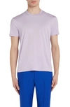 Tom Ford Short Sleeve Crewneck T-shirt In Light Lavender