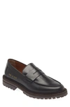 Common Projects Loafer With Lug Sole In Black
