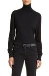 THE ROW DAVOS WOOL & CASHMERE TURTLENECK SWEATER