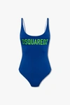 DSQUARED2 DSQUARED2 NAVY BLUE ONE-PIECE SWIMSUIT