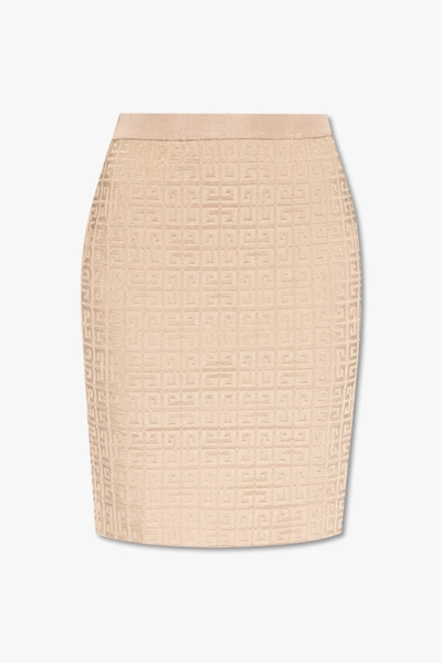 Givenchy 4g Motif Knitted Skirt In New