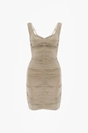 Givenchy Ruched Sleeveless Mini Dress In New