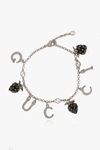 GUCCI GUCCI SILVER BRACELET WITH CHARMS