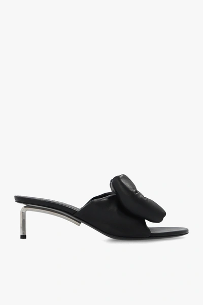 Off-white Allen Bow-detail Leather Mules In New