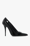 Saint Laurent Pointed-toe Polished-finish Pumps In New