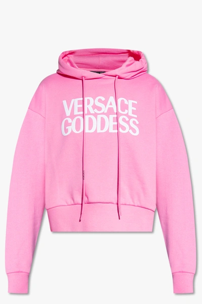 Versace Goddess Logo连帽衫 In New