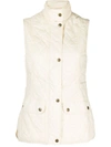 Barbour Otterburn Quilted Gilet In Cr31 Summer Pearl