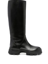 Proenza Schouler Leather Knee-high Boots In Black