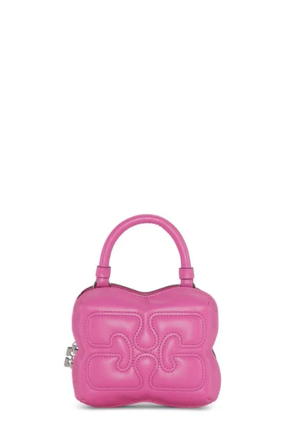 Ganni Small Pink Butterfly Crossbody Bag