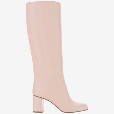 Red Valentino R.e.d. Valentino Boots In Nude