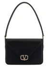 Valentino Letter Leather Crossbody Bag In Black