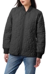 Bernardo Quilted Liner Jacket In Black