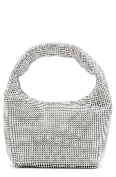 Aldo Ishana Embellished Shoulder Bag In Silver