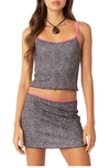 Edikted Women's Lele Leopard Print Ribbed Tank Top In Leopard