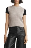 RAG & BONE INGRID RIB STITCH WOOL SWEATER VEST