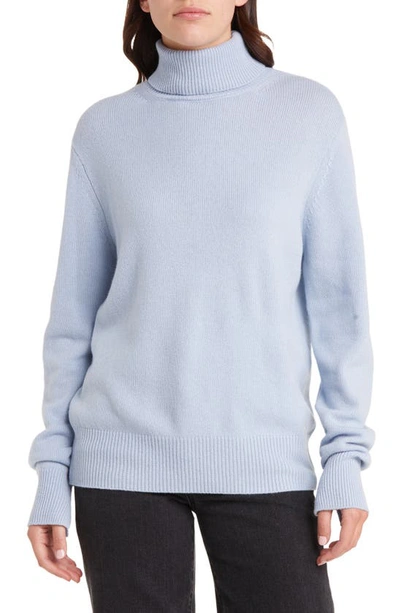 Rag & Bone Talan Turtleneck Cashmere Sweater In Light Blue