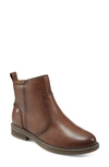 Easy Spirit Women's Eflex Juna Block Heel Casual Booties In Medium Brown