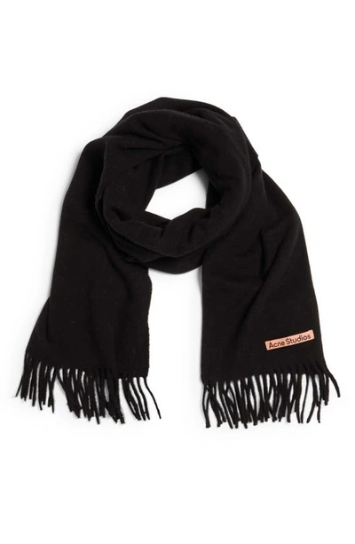 Acne Studios Cashmere Scarf In Black