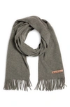 Acne Studios Cashmere Scarf In Grey Melange