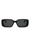 DIOR WILDIOR S2U 53MM POLARIZED GEOMETRIC SUNGLASSES