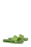 Tory Burch Bubble Jelly Slide Sandal In Peridot