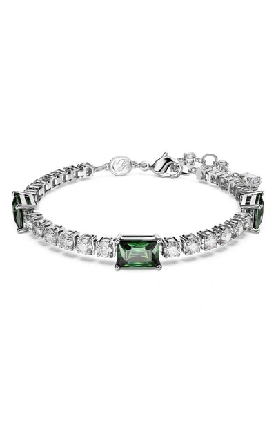 SWAROVSKI SWAROVSKI MATRIX CRYSTAL TENNIS BRACELET