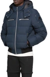 Moose Knuckles Boerum 800 Fill Power Down Bomber Jacket In Blue