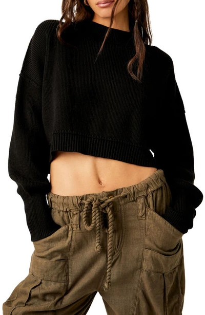 FREE PEOPLE EASY STREET CROP PULLOVER