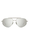 GIVENCHY GVSPEED 57MM AVIATOR SUNGLASSES