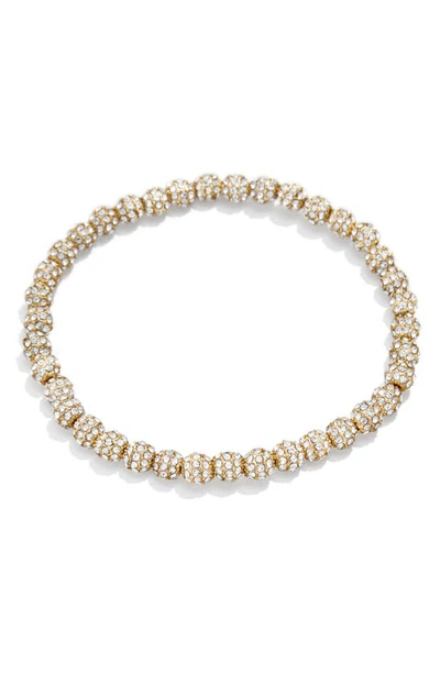 Baublebar Mary Beaded Stretch Bracelet In Gold