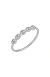 Bony Levy Monaco Diamond Stackable Ring In 18k White Gold