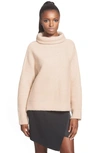 Joa Boxy Turtleneck Sweater In Ivory