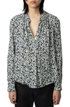 ZADIG & VOLTAIRE TINK FLORAL TOP