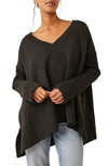 Free People Orion A Line Tunic In Carbon In Carbon Copy
