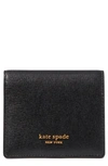 KATE SPADE SMALL MORGAN SAFFIANO LEATHER BIFOLD WALLET