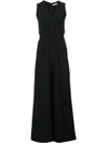 TOME long v-neck dress,DRYCLEANONLY