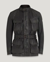 Belstaff Legacy Trialmaster Panther Jacket In Antique Black