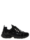 44 Label Group Panelled-design Low-top Sneakers In Black