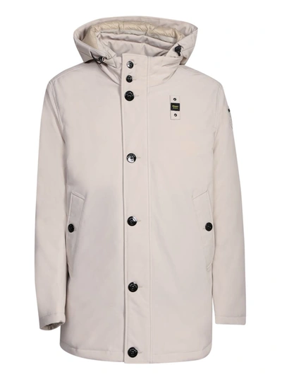 Blauer Trench Coats In White