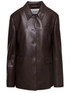 Nanushka Hadasa Jacket In Brown
