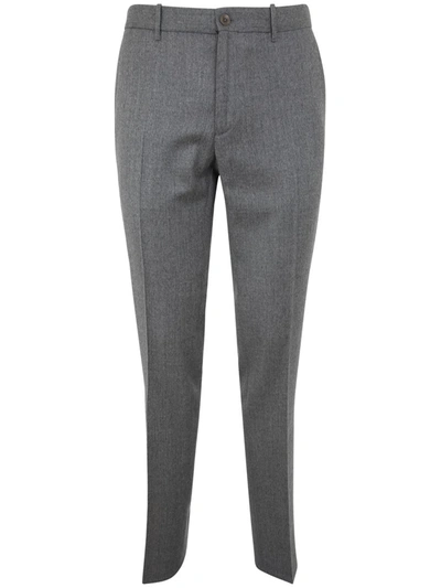 Incotex Smart Flannel Trousers Clothing In Light Grey