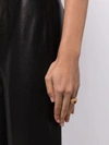 Marine Serre Moon-motif Polished Ring In Multicolour