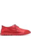 Marsèll Lace-up Leather Oxford Shoes In Red