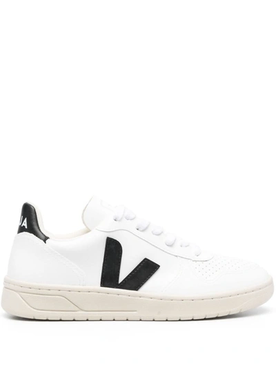 Veja V-10 Sneakers Shoes In White