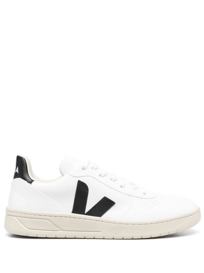 Veja V-10 Sneakers Shoes In White