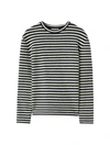 JIL SANDER TWO-TONED LONG-SLEEVED WOOL TOP WITH JIL SANDER+ LOGO LABEL ON THE BACK