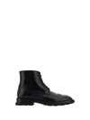 Alexander Mcqueen Leather Ankle Boot