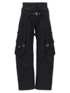 Off-white Cotton Cargo Trousers