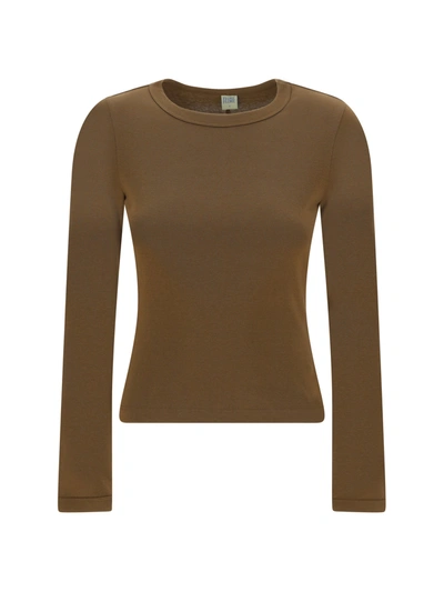 Flore Flore Tan Max Long Sleeve T-shirt In Laurier